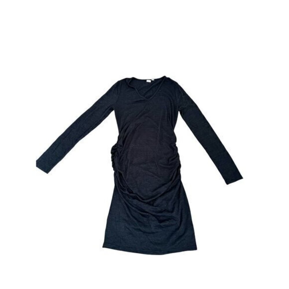 Gap Black Long Sleeve Maternity Dress